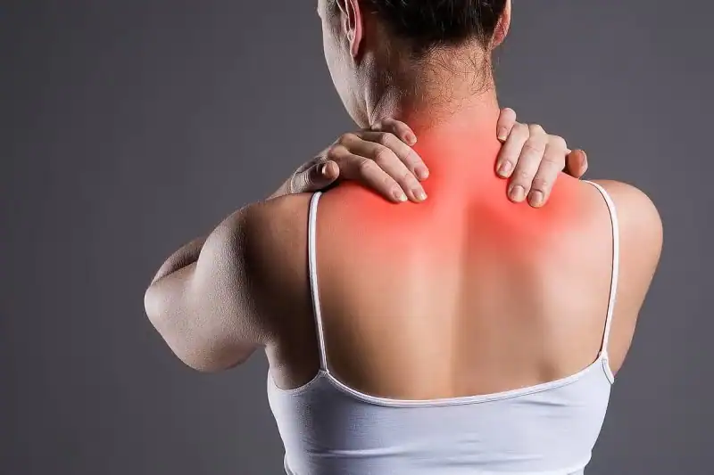 lesion en el cuello quiropractico
